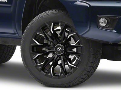 Fuel Wheels Flame Gloss Black Milled 6-Lug Wheel; 20x10; -18mm Offset (05-15 Tacoma)