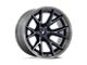 Fuel Wheels Fusion Forged Catalyst Gloss Black Brushed Dark Tinted Clear 6-Lug Wheel; 24x12; -44mm Offset (05-15 Tacoma)