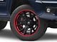 Fuel Wheels Fusion Forged Catalyst Matte Black with Candy Red Lip 6-Lug Wheel; 20x10; -18mm Offset (05-15 Tacoma)