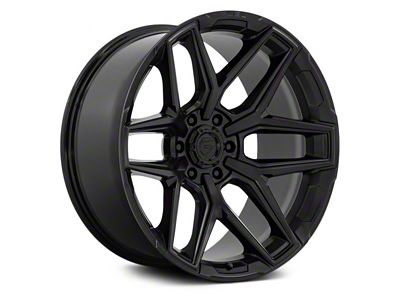 Fuel Wheels Fusion Forged Flux Blackout 6-Lug Wheel; 17x9; -12mm Offset (05-15 Tacoma)