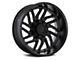 Fuel Wheels Hurricane Blackout 6-Lug Wheel; 22x12; -44mm Offset (05-15 Tacoma)