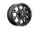 Fuel Wheels Krank Matte Black Milled 6-Lug Wheel; 20x9; 20mm Offset (05-15 Tacoma)