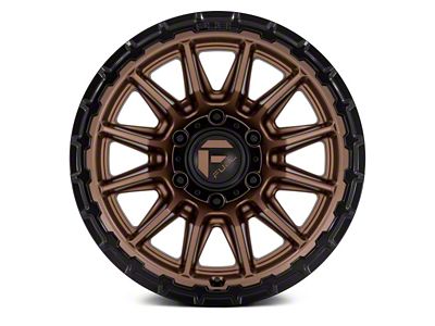 Fuel Wheels Piston Matte Bronze with Gloss Black Lip 6-Lug Wheel; 17x9; -12mm Offset (05-15 Tacoma)