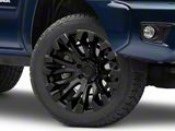 Fuel Wheels Quake Blackout 6-Lug Wheel; 20x10; -18mm Offset (05-15 Tacoma)