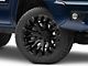 Fuel Wheels Quake Blackout 6-Lug Wheel; 20x10; -18mm Offset (05-15 Tacoma)