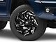 Fuel Wheels Reaction Gloss Black Milled 6-Lug Wheel; 24x12; -44mm Offset (05-15 Tacoma)