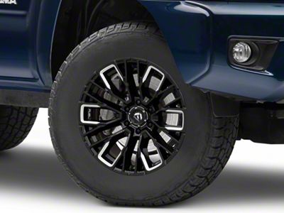 Fuel Wheels Rebar Gloss Black Milled 6-Lug Wheel; 17x9; -12mm Offset (05-15 Tacoma)