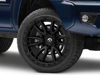 Fuel Wheels Rebel Matte Black 6-Lug Wheel; 22x9; 20mm Offset (05-15 Tacoma)