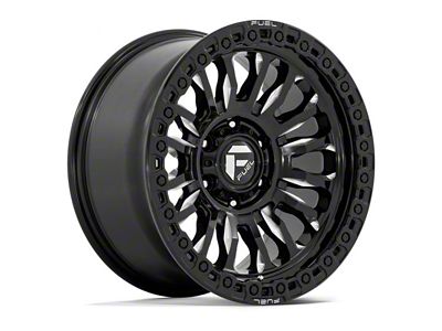 Fuel Wheels Rincon Gloss Black Milled 6-Lug Wheel; 17x9; -12mm Offset (05-15 Tacoma)