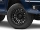 Fuel Wheels Rincon Matte Black with Gloss Black Lip 6-Lug Wheel; 20x10; -18mm Offset (05-15 Tacoma)