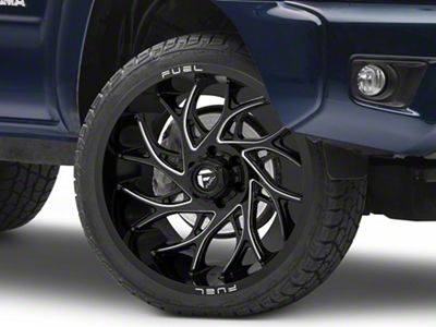 Fuel Wheels Runner Gloss Black Milled 6-Lug Wheel; 24x11; 0mm Offset (05-15 Tacoma)