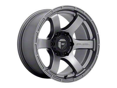 Fuel Wheels Rush Matte Gunmetal 6-Lug Wheel; 18x9; 1mm Offset (05-15 Tacoma)