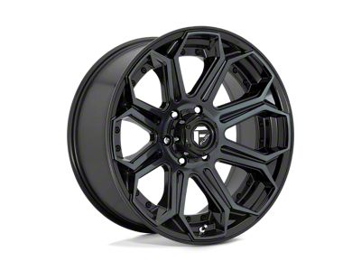 Fuel Wheels Siege Gloss Machined Double Dark Tint 6-Lug Wheel; 26x14; -75mm Offset (05-15 Tacoma)