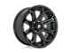 Fuel Wheels Siege Gloss Machined Double Dark Tint 6-Lug Wheel; 26x14; -75mm Offset (05-15 Tacoma)