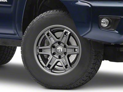 Fuel Wheels Slayer Matte Gunmetal 6-Lug Wheel; 17x9; -38mm Offset (05-15 Tacoma)