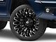 Fuel Wheels Strike Gloss Black Milled 6-Lug Wheel; 22x12; -44mm Offset (05-15 Tacoma)