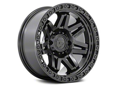 Fuel Wheels Syndicate Blackout 6-Lug Wheel; 17x9; 1mm Offset (05-15 Tacoma)