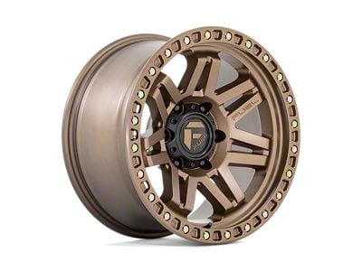 Fuel Wheels Syndicate Full Matte Bronze 6-Lug Wheel; 17x9; 1mm Offset (05-15 Tacoma)