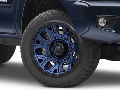 Fuel Wheels Traction Dark Blue with Black Ring 6-Lug Wheel; 20x9; 1mm Offset (05-15 Tacoma)