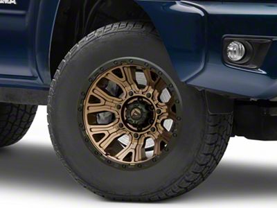 Fuel Wheels Traction Matte Bronze with Black Ring 6-Lug Wheel; 17x9; 1mm Offset (05-15 Tacoma)