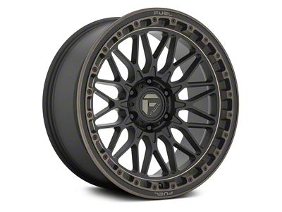 Fuel Wheels Trigger Matte Black Dark Tint 6-Lug Wheel; 17x9; 1mm Offset (05-15 Tacoma)