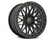 Fuel Wheels Trigger Matte Black Dark Tint 6-Lug Wheel; 17x9; 1mm Offset (05-15 Tacoma)