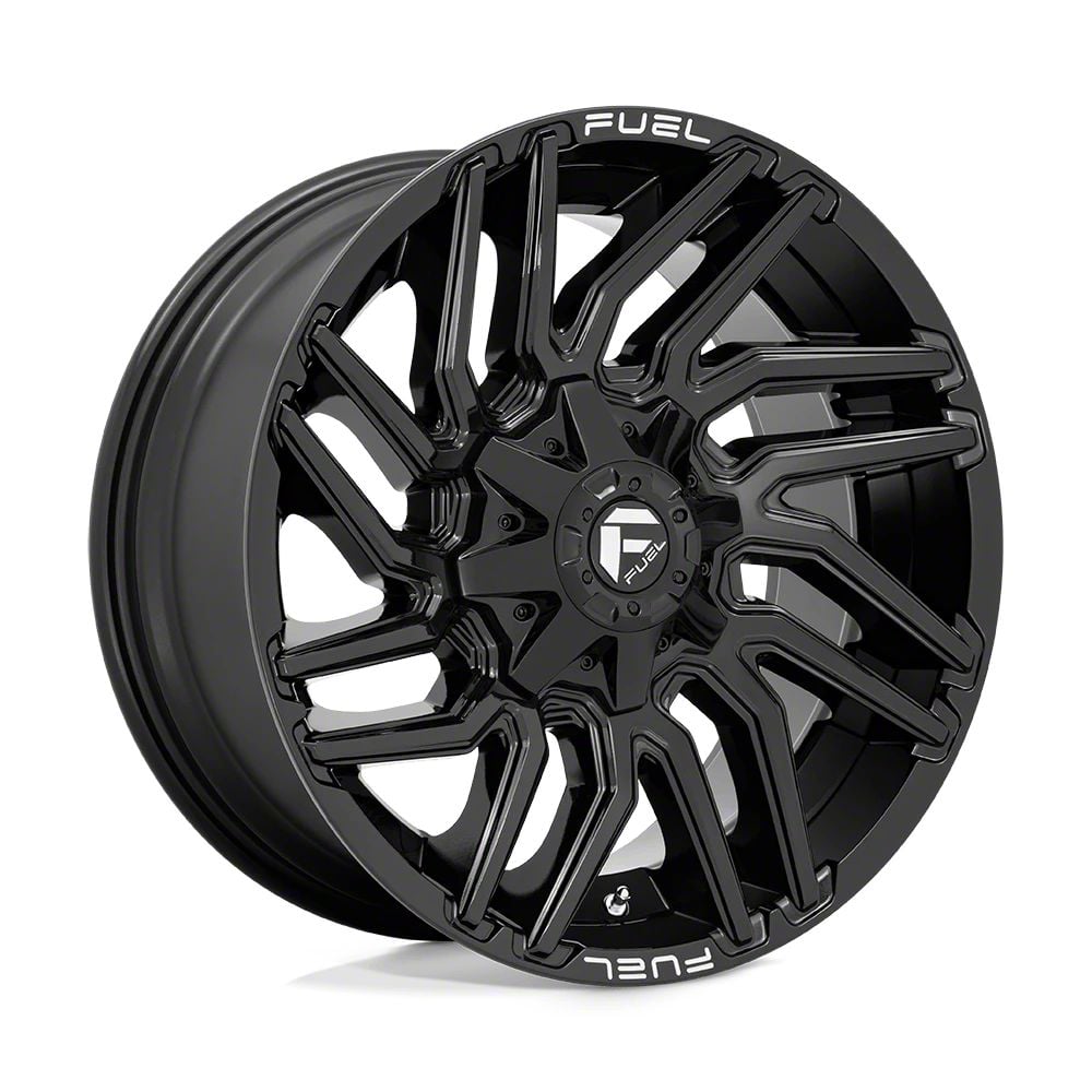 Fuel Wheels Tacoma Typhoon Gloss Black 6-Lug Wheel; 22x12; -44mm Offset ...