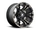 Fuel Wheels Vapor Matte Black Double Dark Tint 6-Lug Wheel; 22x10; -19mm Offset (05-15 Tacoma)