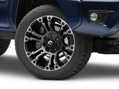 Fuel Wheels Vapor Matte Black with Gray Tint 6-Lug Wheel; 17x9; 1mm Offset (05-15 Tacoma)