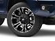 Fuel Wheels Vapor Matte Black with Gray Tint 6-Lug Wheel; 17x9; 1mm Offset (05-15 Tacoma)