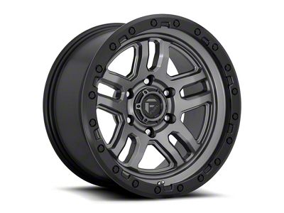 Fuel Wheels Ammo Matte Gunmetal with Black Bead Ring 5-Lug Wheel; 20x9; 1mm Offset (07-13 Tundra)