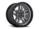 Fuel Wheels Ammo Matte Gunmetal with Black Bead Ring 5-Lug Wheel; 20x9; 1mm Offset (07-13 Tundra)