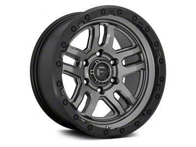 Fuel Wheels Ammo Matte Gunmetal with Black Bead Ring 5-Lug Wheel; 20x9; 20mm Offset (07-13 Tundra)