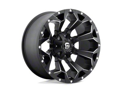 Fuel Wheels Assault Matte Black Milled 5-Lug Wheel; 22x9.5; 20mm Offset (07-13 Tundra)