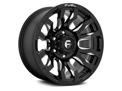 Fuel Wheels Blitz Gloss Black Milled 5-Lug Wheel; 20x9; 20mm Offset (07-13 Tundra)