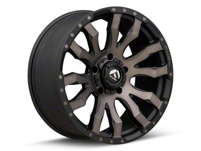 Fuel Wheels Blitz Matte Black Double Dark Tint 5-Lug Wheel; 22x12; -44mm Offset (07-13 Tundra)