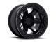 Fuel Wheels Block Beadlock Matte Black 5-Lug Wheel; 17x8.5; 20mm Offset (07-13 Tundra)