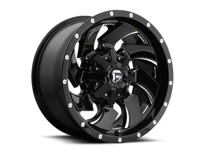 Fuel Wheels Cleaver Gloss Black Milled 5-Lug Wheel; 22x12; -44mm Offset (07-13 Tundra)