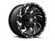 Fuel Wheels Cleaver Gloss Black Milled 5-Lug Wheel; 22x12; -44mm Offset (07-13 Tundra)