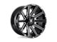 Fuel Wheels Contra Gloss Black Milled 5-Lug Wheel; 20x9; 20mm Offset (07-13 Tundra)
