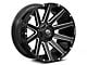 Fuel Wheels Contra Gloss Black Milled 5-Lug Wheel; 24x12; -44mm Offset (07-13 Tundra)