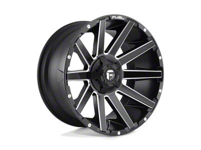 Fuel Wheels Contra Matte Black Milled 5-Lug Wheel; 20x10; -18mm Offset (07-13 Tundra)