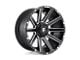 Fuel Wheels Contra Matte Black Milled 5-Lug Wheel; 20x9; 20mm Offset (07-13 Tundra)