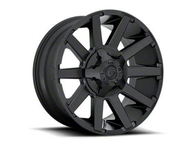 Fuel Wheels Contra Satin Black 5-Lug Wheel; 20x9; 1mm Offset (07-13 Tundra)