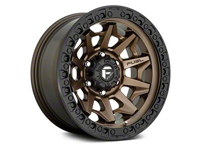 Fuel Wheels Covert Matte Bronze with Black Bead Ring 5-Lug Wheel; 20x9; 20mm Offset (07-13 Tundra)