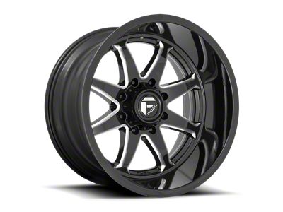 Fuel Wheels Hammer Gloss Black Milled 5-Lug Wheel; 20x10; -18mm Offset (07-13 Tundra)