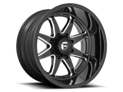 Fuel Wheels Hammer Gloss Black Milled 5-Lug Wheel; 20x9; 1mm Offset (07-13 Tundra)