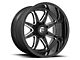 Fuel Wheels Hammer Gloss Black Milled 5-Lug Wheel; 20x9; 1mm Offset (07-13 Tundra)