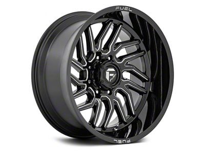 Fuel Wheels Hurricane Gloss Black Milled 5-Lug Wheel; 20x10; -18mm Offset (07-13 Tundra)