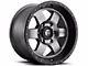 Fuel Wheels Podium Matte Gunmetal with Black Bead Ring 5-Lug Wheel; 20x9; 20mm Offset (07-13 Tundra)